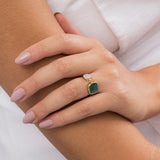 Dual Gemstone Ring