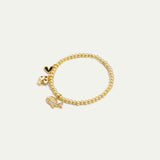 Gold Beaded Bracelet