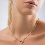 Gold Geo Charm Necklace