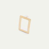 Gold Rectangular Earrings