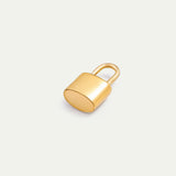 Golden Lock Charm