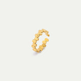 Irregular Ridge Stacking Ring