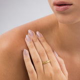 Irregular Ridge Stacking Ring