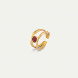 Vintage Burgundy Ring