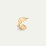 Wavy Gold Earrings