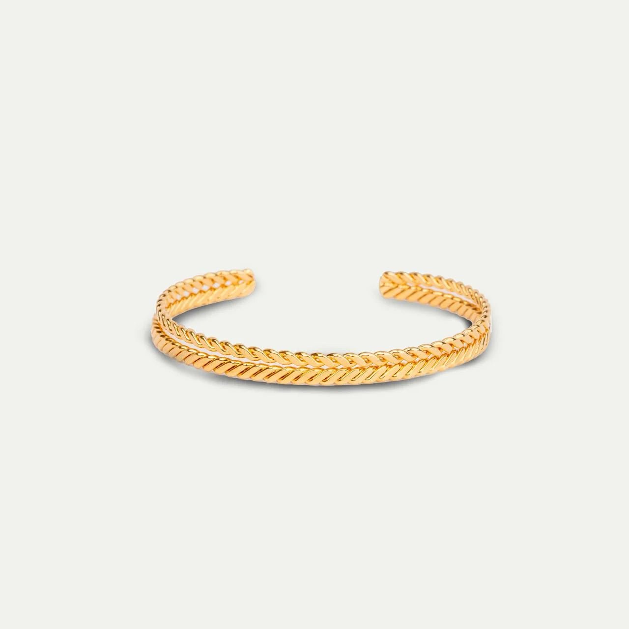 Braid Cuff Bangle