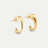 Gold Molten Earrings