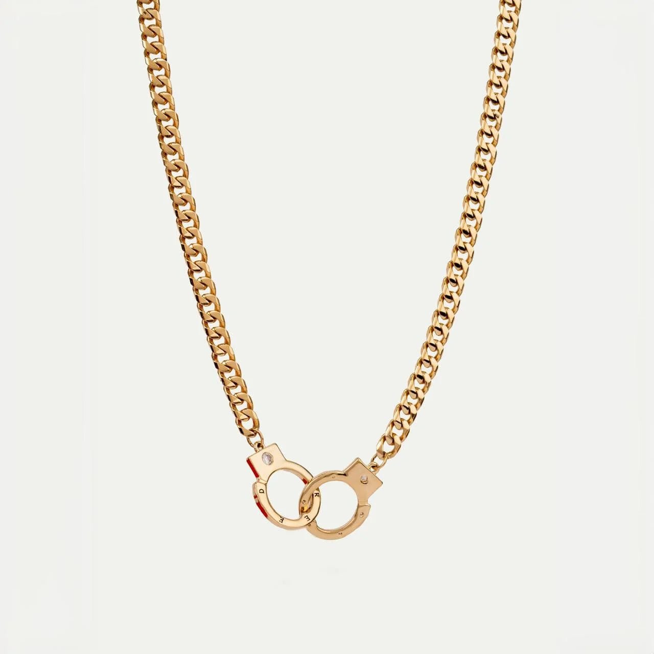 Hand Cuffs Necklace