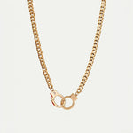 Hand Cuffs Necklace