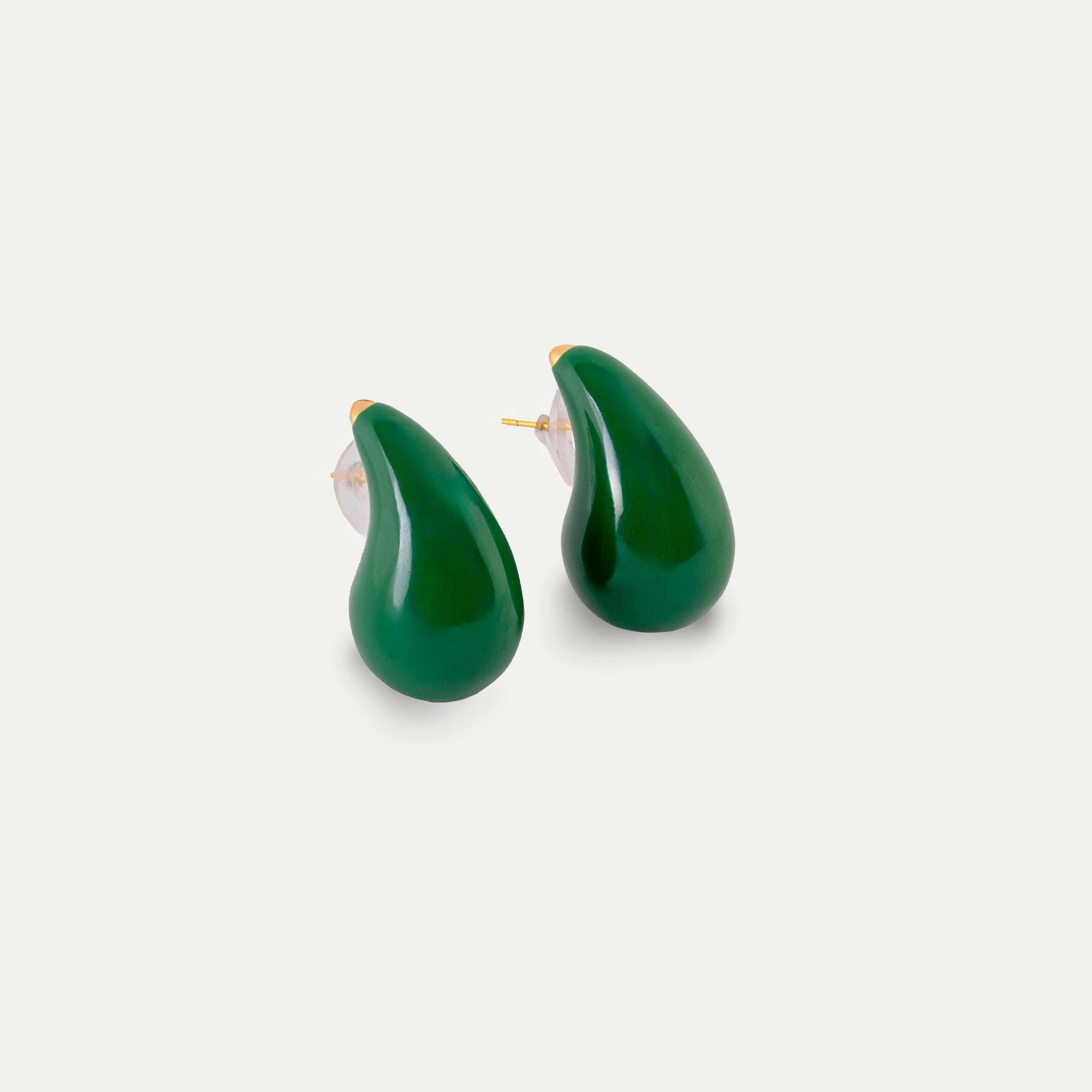 Jade Droplet Earrings