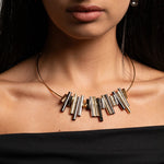 Pipe Multi Color Necklace