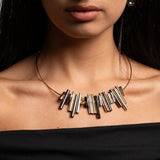 Pipe Multi Color Necklace