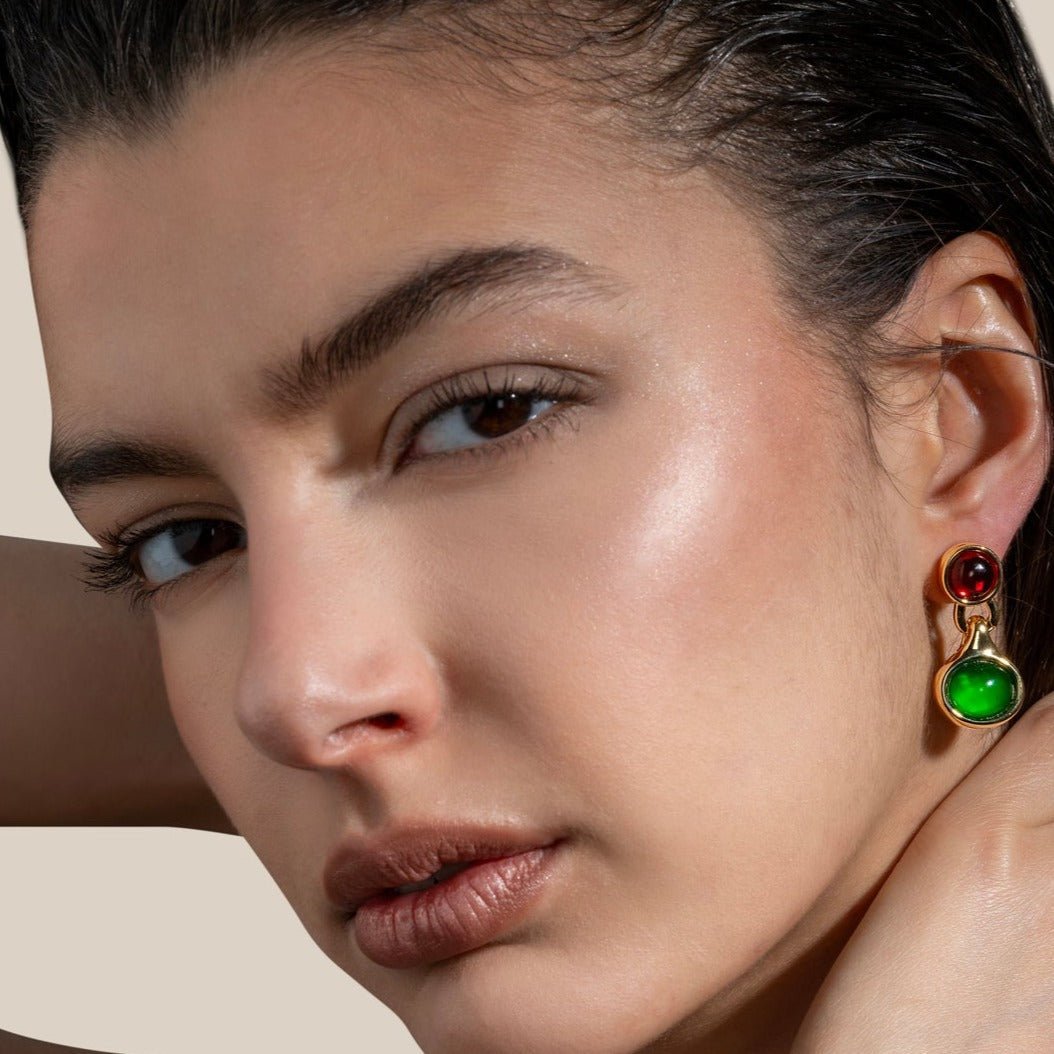 Scarlet And Jade Vintage Danggled Earring